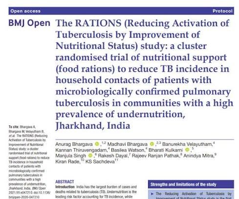 RATION Trial Jharkhand India