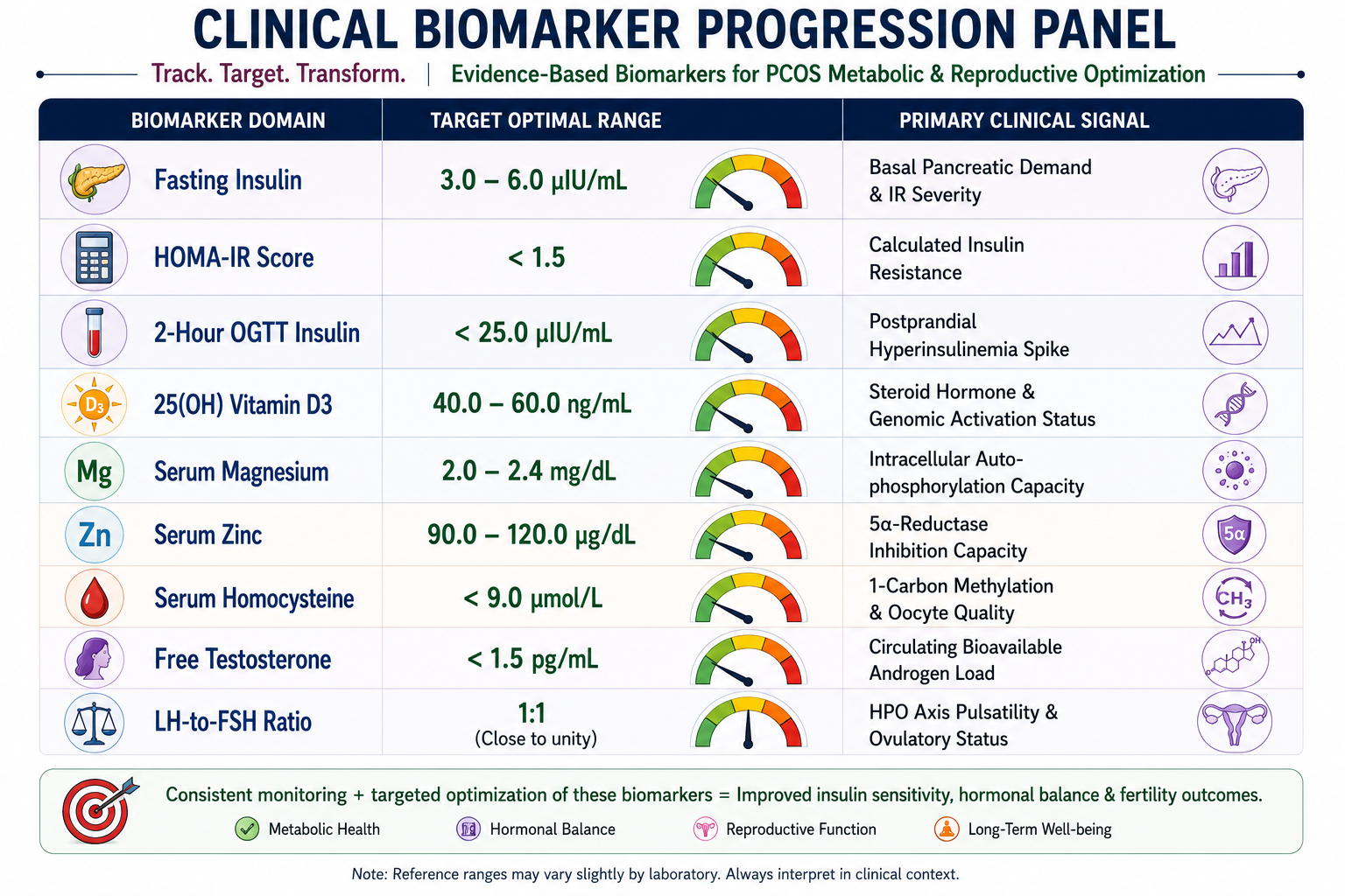 Mandatory Lab Tests for PCOS / PMOS patients every 3 months to 6 months