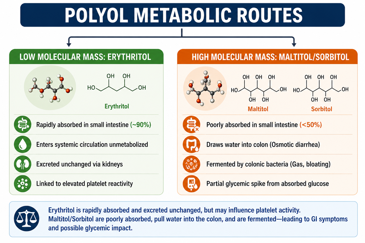 Metabolic Issues with Polyol Suggars