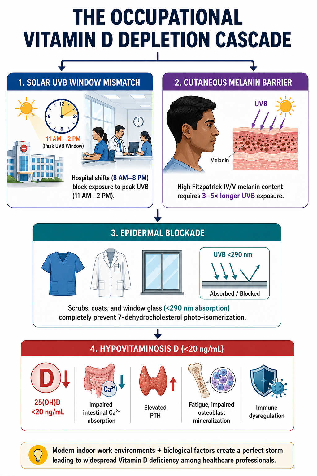 Vitamin D Depletion Due to Occupational Hazard in Doctors