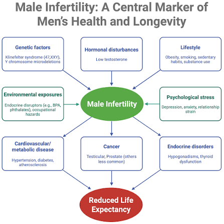 Male Infertility - Marker for Male Health and Longevity