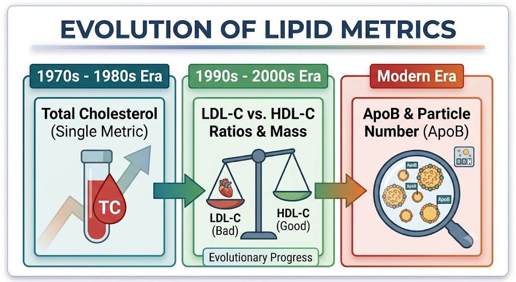 Evolution of "Healthy" Lipid Levels