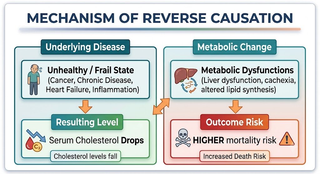Mechanism of Reverse Causation
