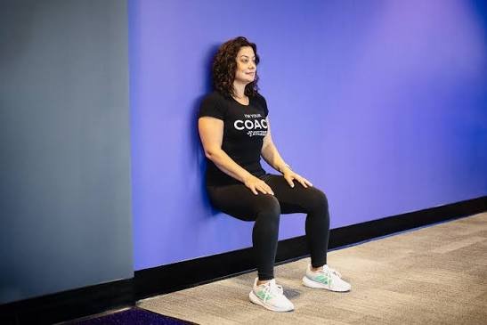 Bodyweight Wall Sits or Air Squats