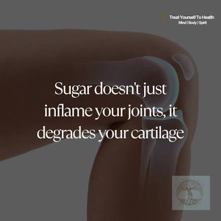 how sugar damages joints cartilage