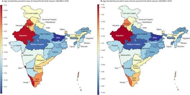 osteoarthritis and knee replacement in Indians